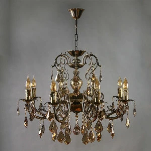 Подвесная люстра Ambiente Alicante 8888/8 PB Honey Leaf AMBIENTE ДИЗАЙНЕРСКИЕ, ALICANTE 181579 Бронза