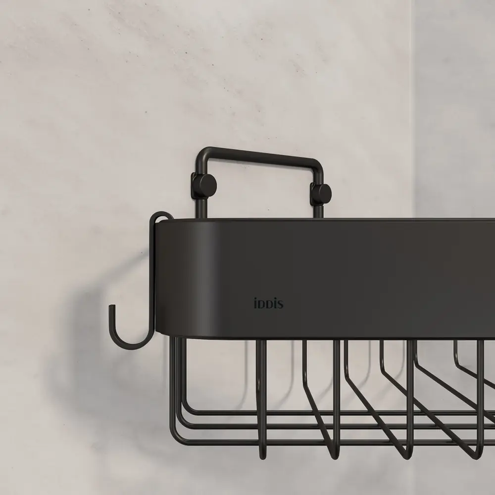 Полка для душа Iddis Soul LM001WC1Bi44 угловая 1 ярус цвет черный STLM-2072395 - Вид №2