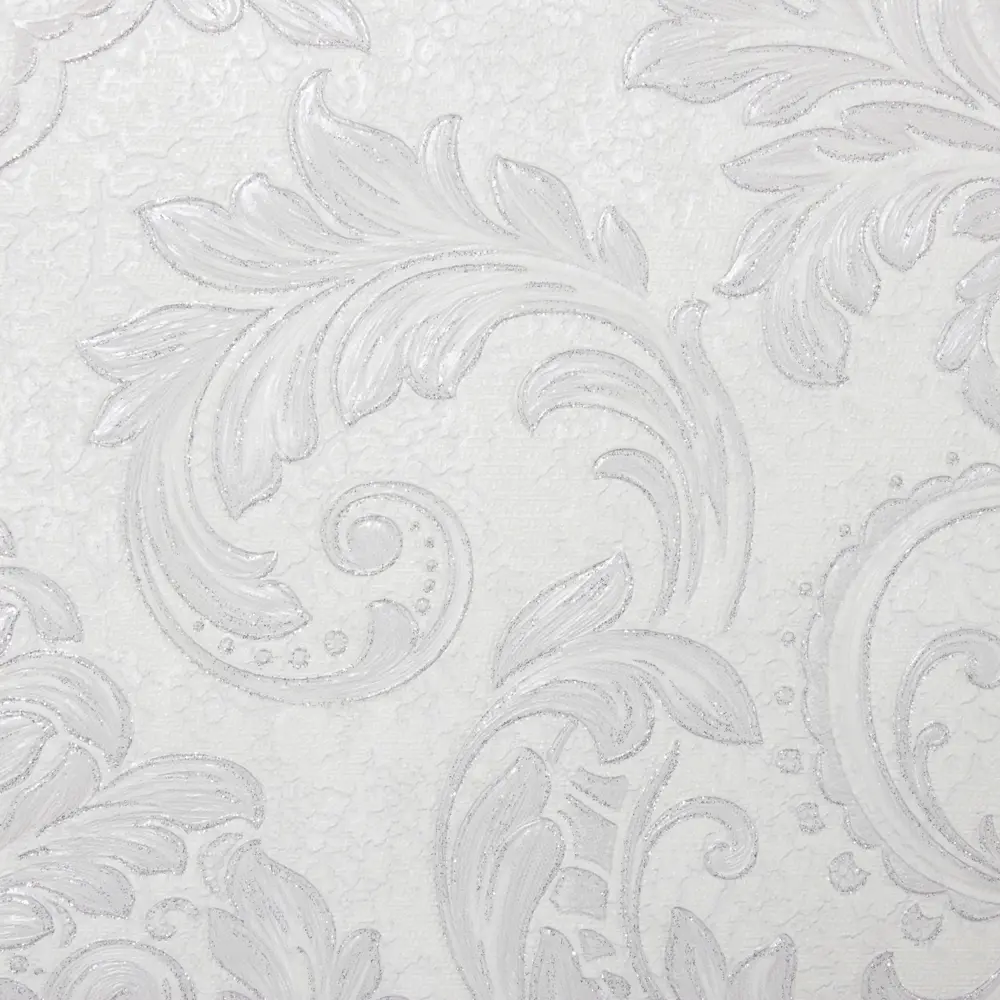 Обои флизелиновые Euro Decor Barocco серые 1.06 м 3700-7 STLM-2177462 - Вид №2