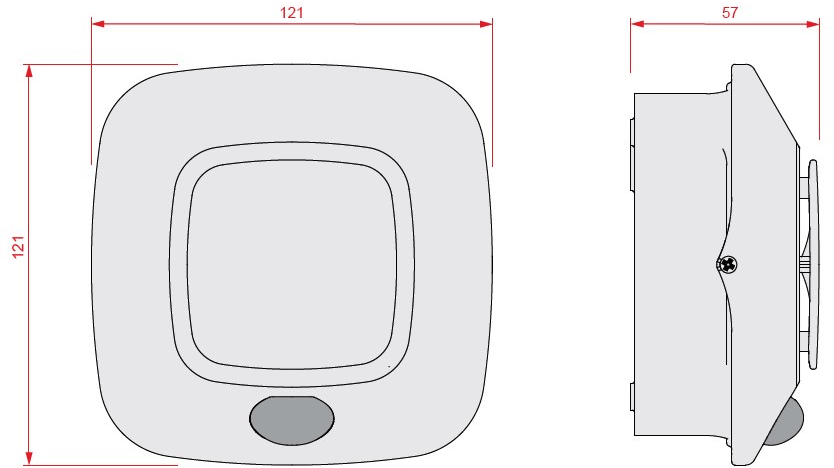 INIM ELECTRONICS Настенный оптический / акустический сигнал Enea sun-id-1412949 - Вид №2