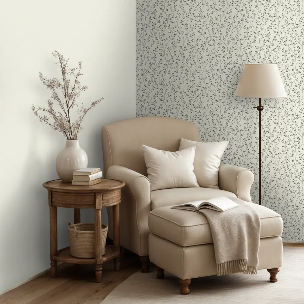 Обои флизелиновые Euro Decor Sylvia белые 1.06 м ED7338-00 89460704 STLM-2181974 - Вид №5