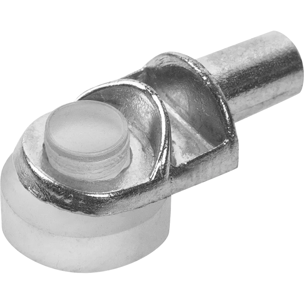 Стеклодержатель мебельный с присоской металл, цвет хром, 4 шт Santreyd STLM-2095108