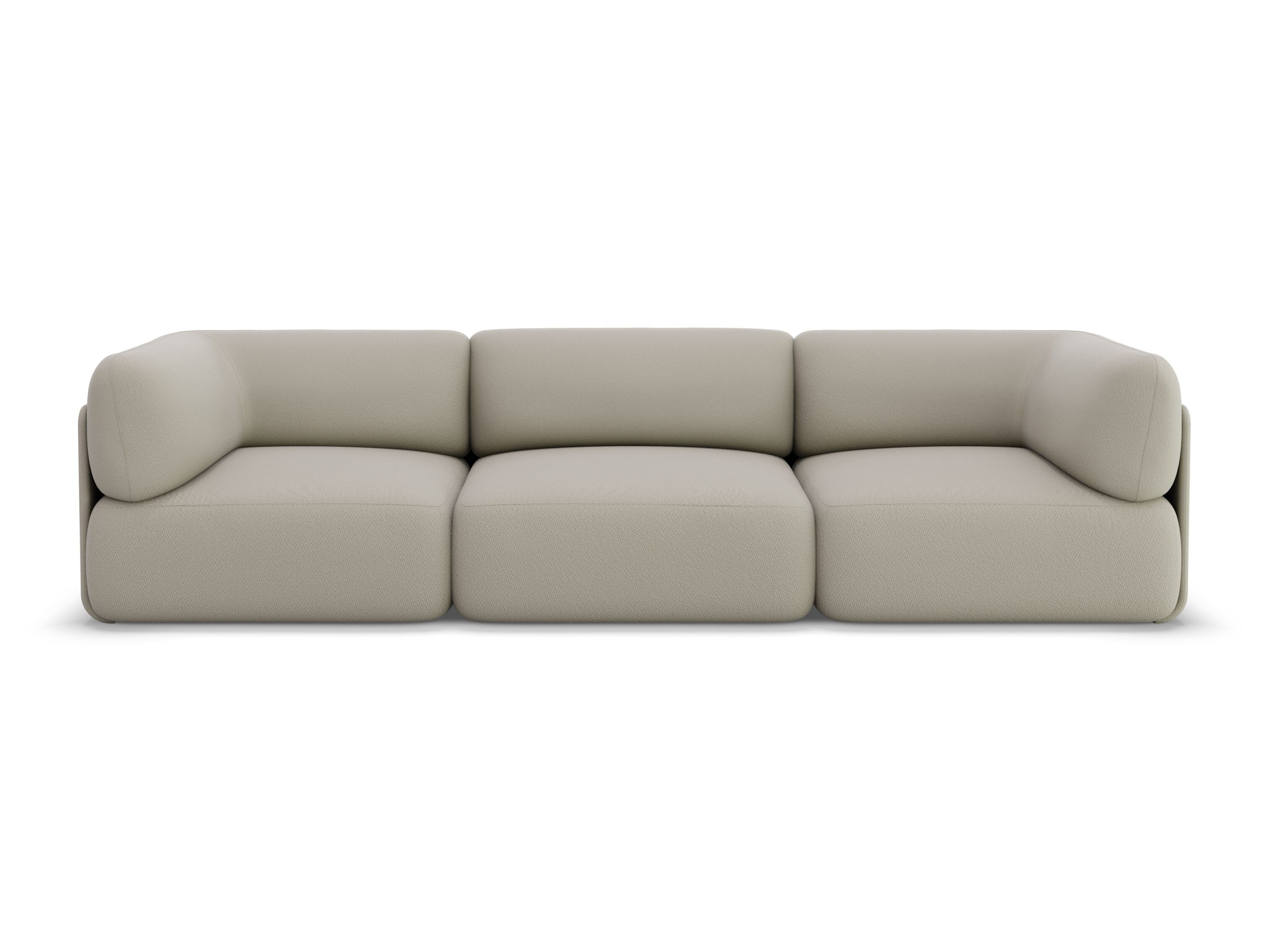 3-местный тканевый диван Noah Living торий ARCH-00115757 - Вид №1