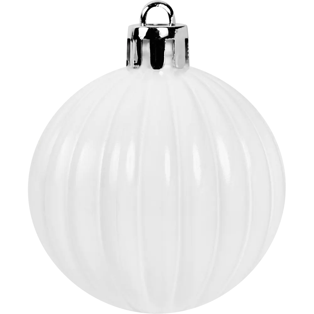 87036340 Набор новогодних шаров Christmas ø5-6 см цвет белый 25 шт. STLM-0956985 Santreyd  - Вид №17