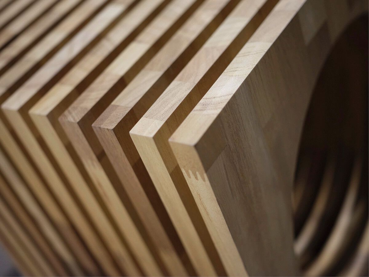 Квадратный уличный журнальный столик в iroko RIVATELIER LAYER ARCH-00117657 - Вид №1