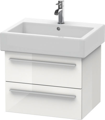 XL634402222 Тумбочка подвесная X-Large #XL6344 550 x 443 мм Белый глянцевый декор Duravit - Вид №2