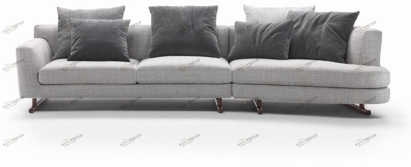 Marac 3-х местный тканевый диван со съемным чехлом sun-id-1404027