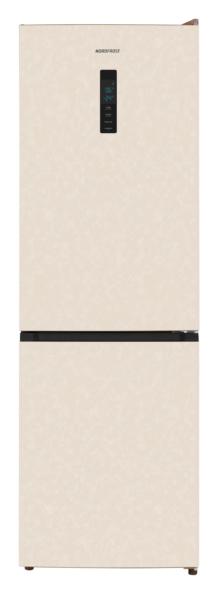 9069203 Холодильник с морозильником   Nordfrost RFC 350D NFYm бежевый STDN-0034208 - Вид №2