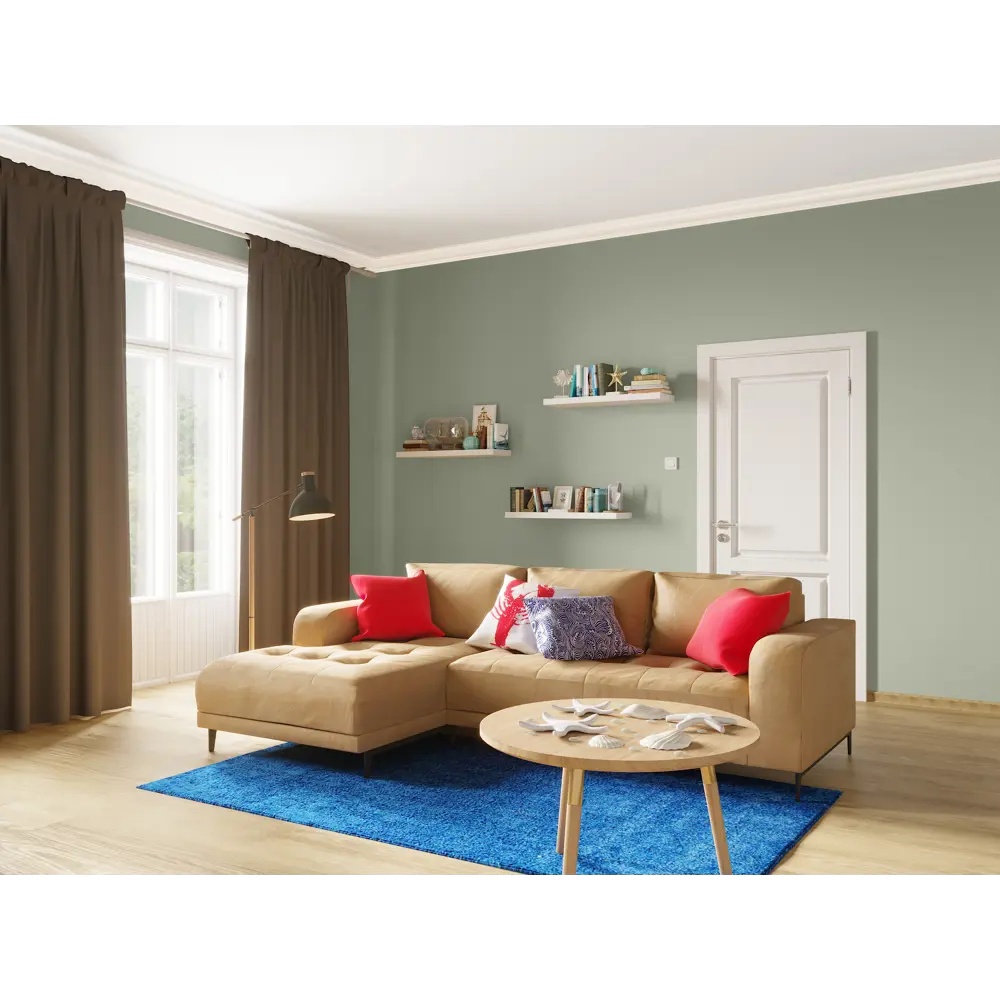 Краска для гостиной и офиса цвет серый камень 2.5 л 81963840 STLM-2031167 PARADE ICE  - Вид №2