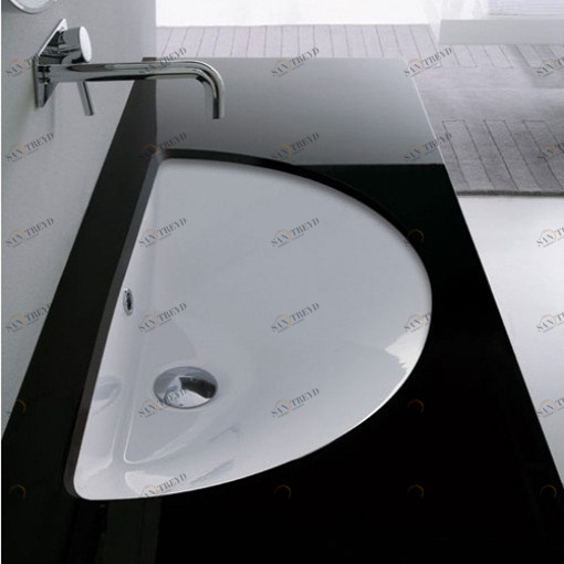 FO06535001 Накладная раковина под столешницу  овальная Disegno Ceramica Fonte