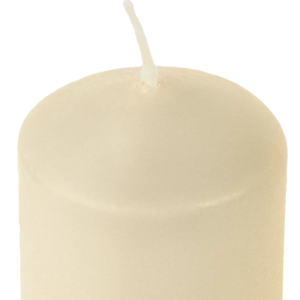 89369096 Свеча столбик бежевая 12 см STLM-0832140 Santreyd  - Вид №1