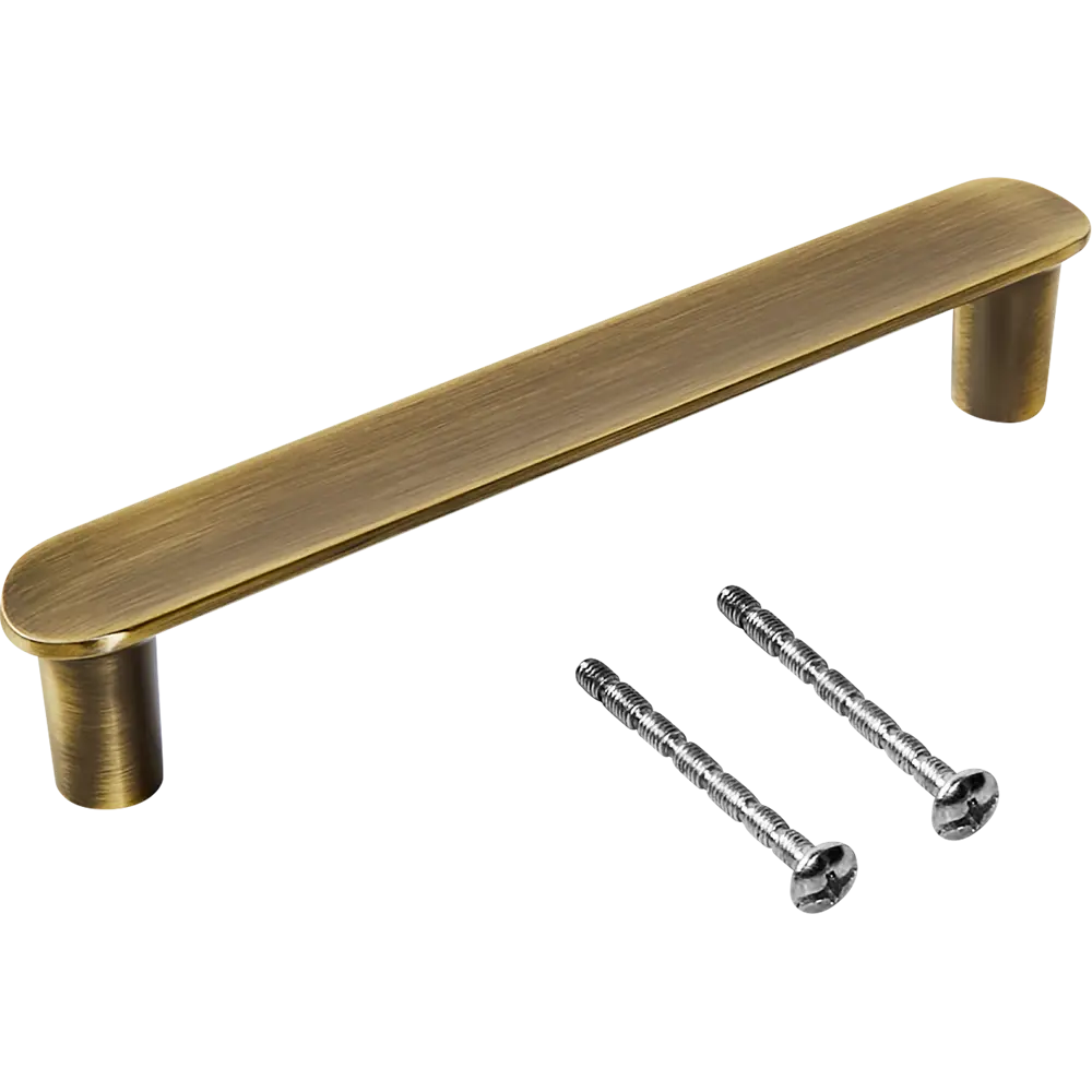 Мебельная ручка-скоба KONSENSA Нота 128 мм бронзовая STLM-2052386 - Вид №3