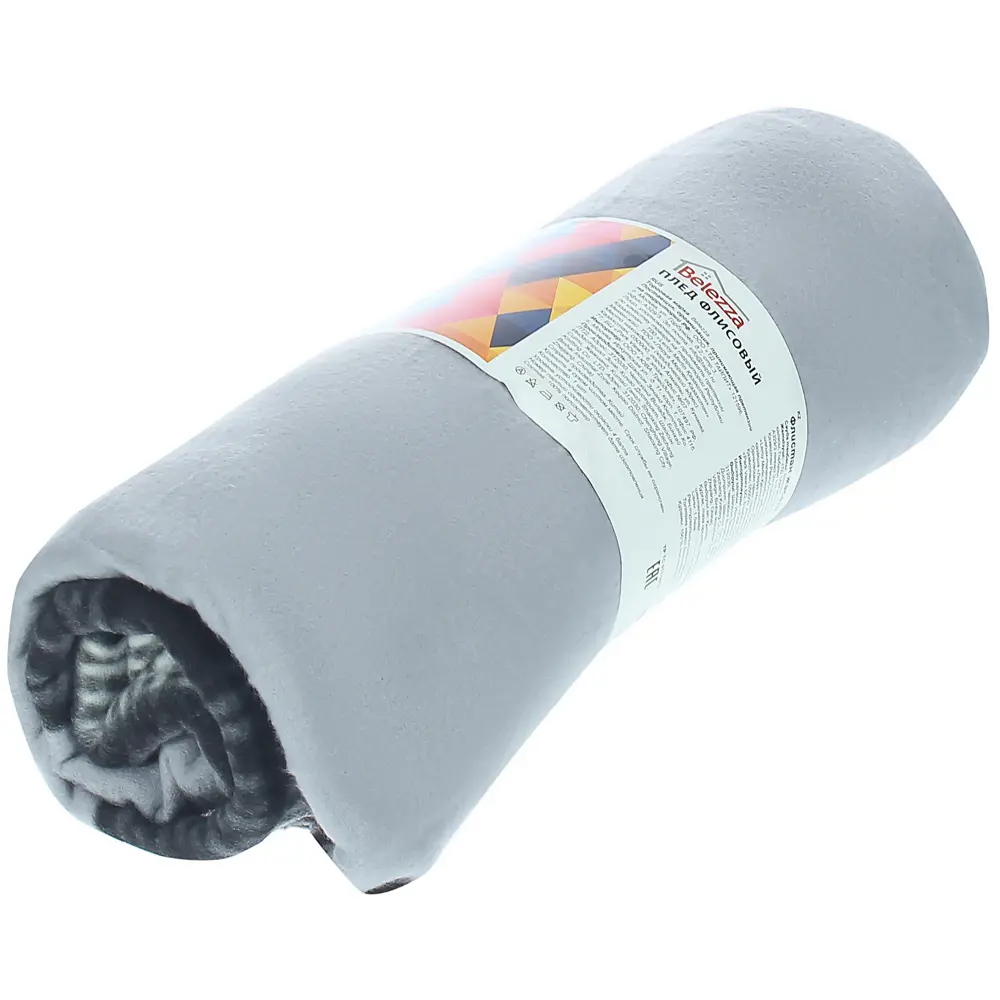 Плед Нью-Йорк 130х170 см флис цвет серый BELEZZA STLM-2017146 - Вид №3