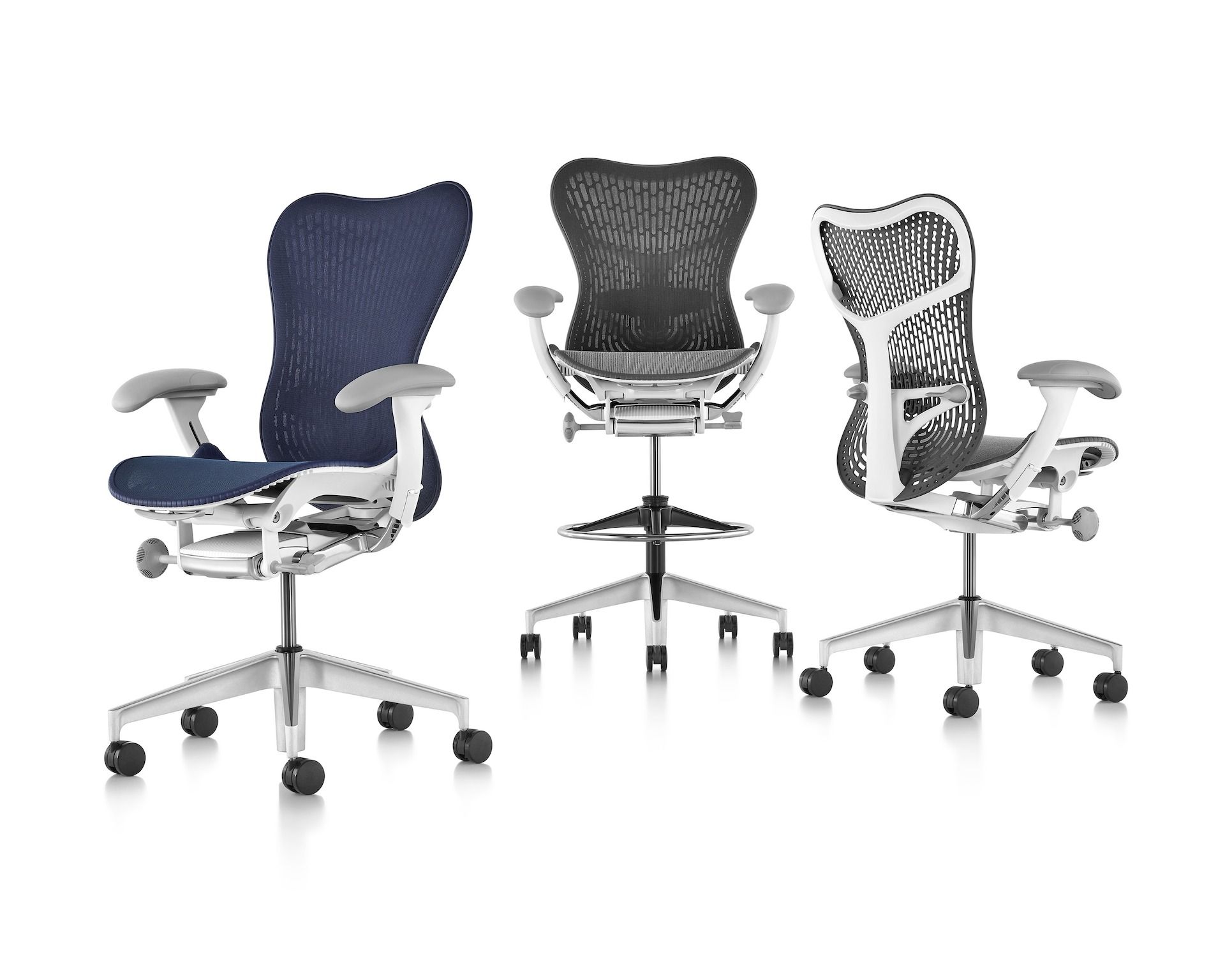 Triflex полимер поворотный эргономичный офисный стул Herman Miller Mirra 2 ARCH-00071795 - Вид №15
