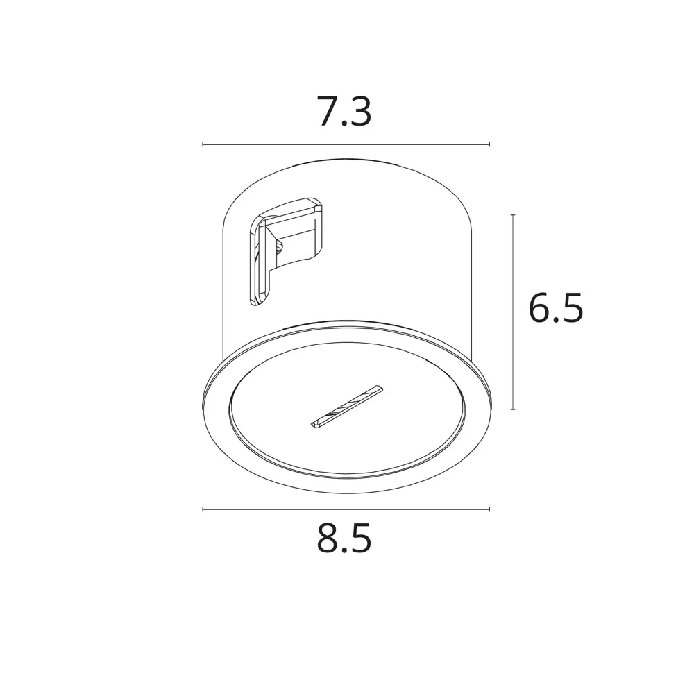 Divinare Decorato — встраиваемая потолочная чаша для трекового освещения 89394778 STLM-1563300 - Вид №1