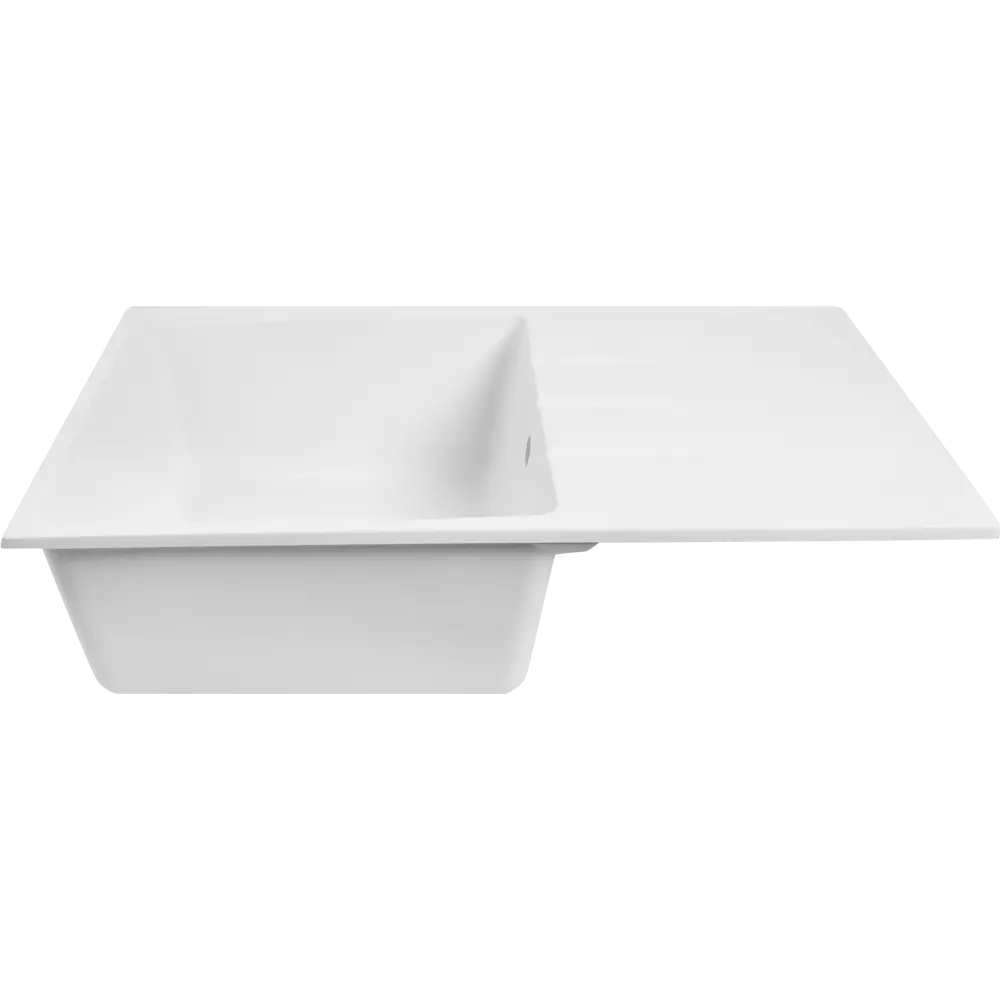 Кухонная мойка Delinia LM1 с крылом 50×78 см в цвете Арктик 82564678 Мойка врезная STLM-0030153 - Вид №4
