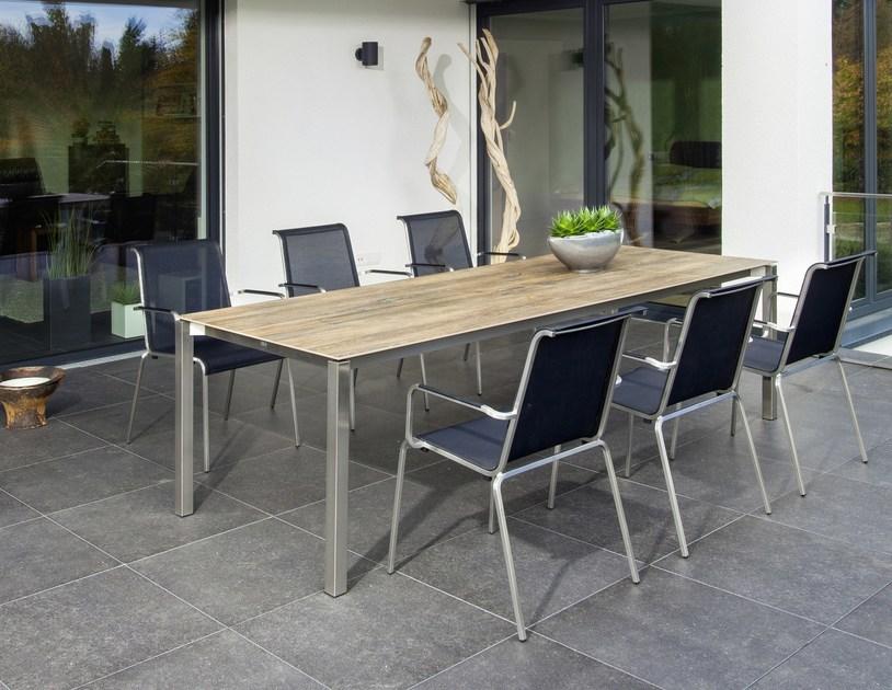 FISCHER MÖBEL Прямоугольный садовый стол из тикового дерева раздвижной Modena sun-id-1354174 - Вид №4