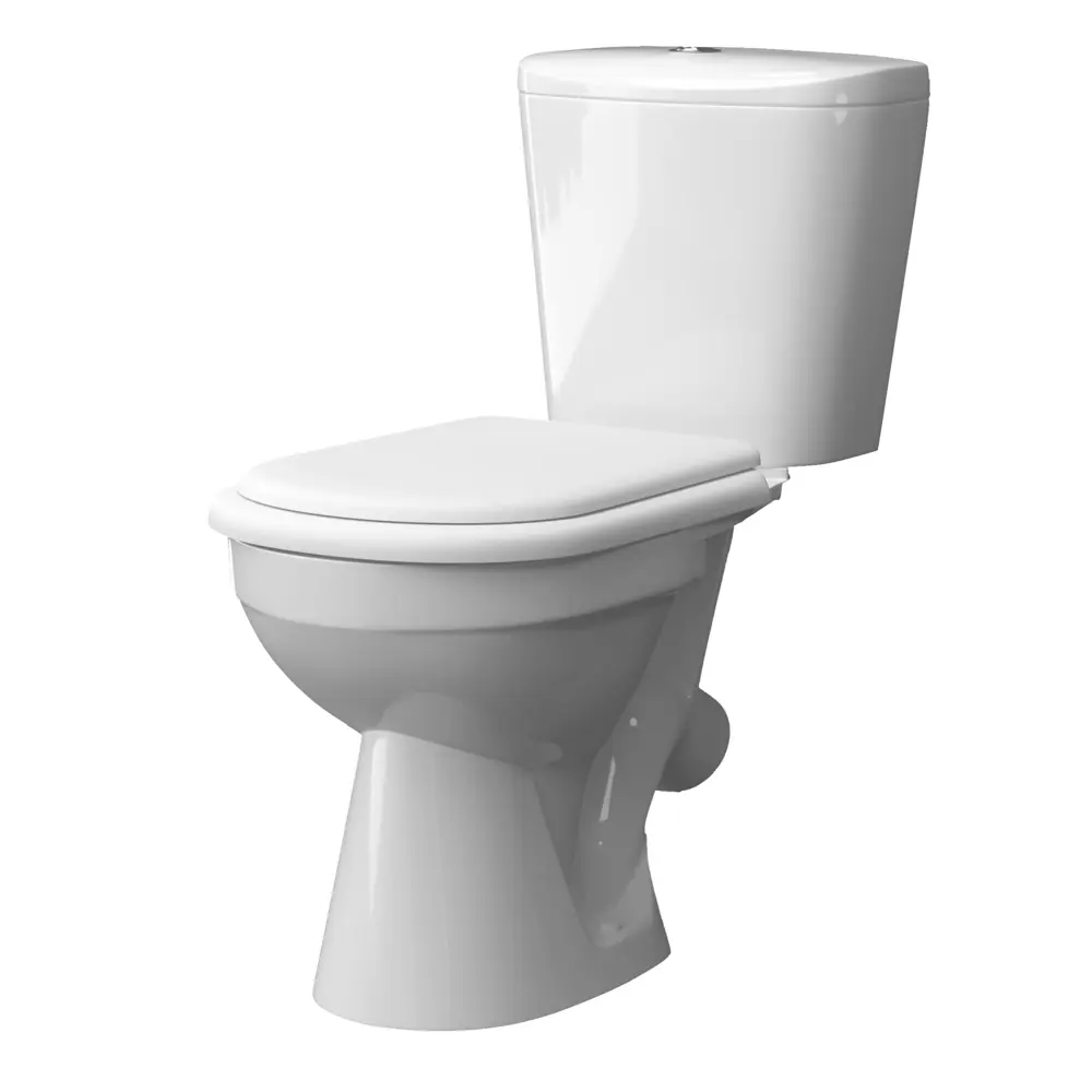 Унитаз-компакт Керамин Лаго МС Алкапласт косой выпуск одинарный слив STLM-2029197 - Вид №1