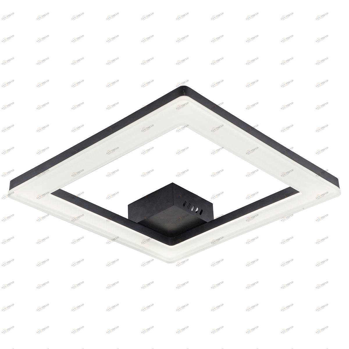 Потолочный светодиодный светильник IDLamp Sevilia 407/1PF-LEDBlack IDLAMP SEVILIA 203167 Белый;черный;черно-белый 
