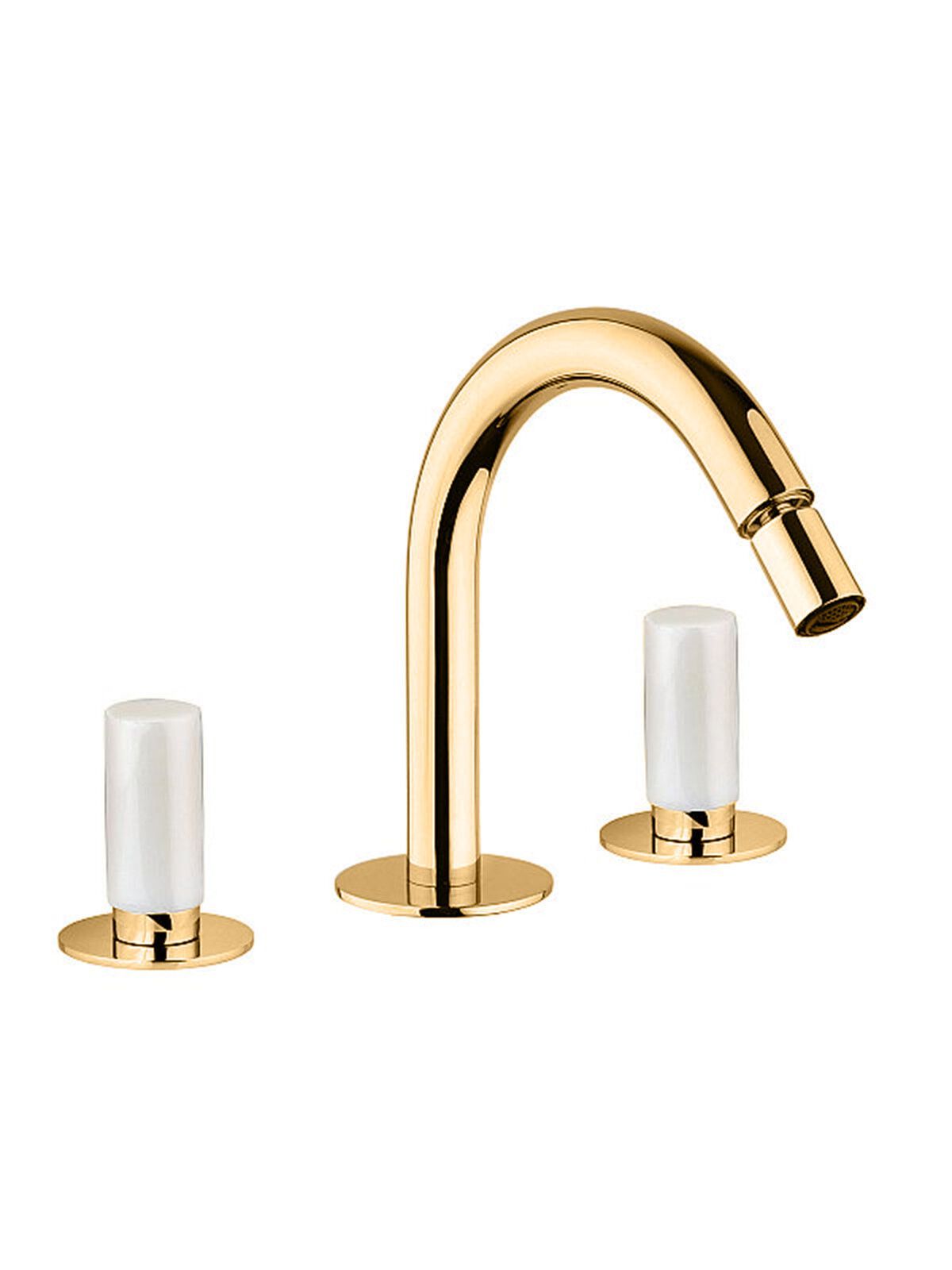 Смеситель для биде с 3 отверстиями и отдельными розетками Rubinetterie Frattini Pepe XL ARCH-00032699 - Вид №3