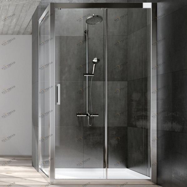 Душевой уголок Drop DA+DF 85x90 см Karolitalia BLUBLEUDROPDADF85X90