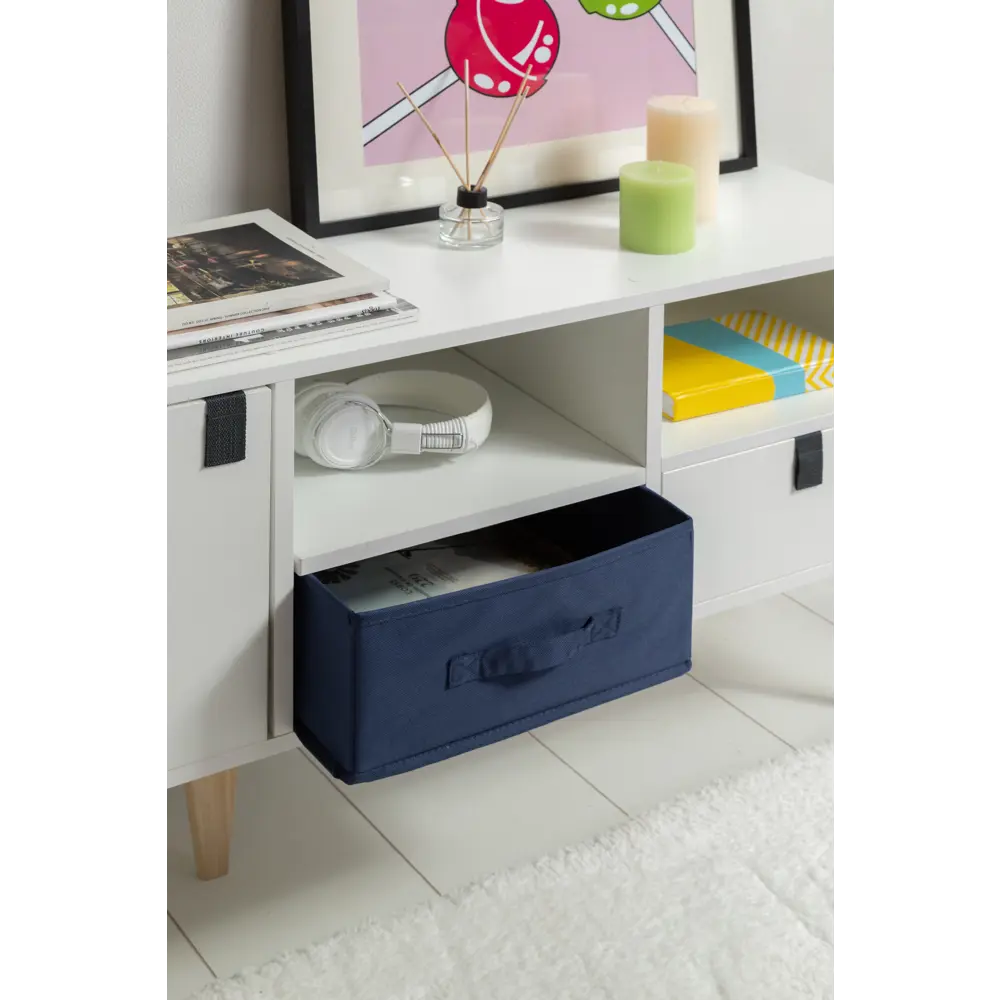 Короб Spaceo KUB Saphir 15x31x31 см 14.4 л полиэстер цвет синий STLM-2106184 - Вид №3