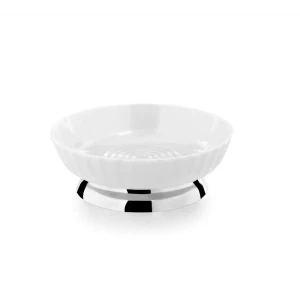 Мыльница Primanova Nely пластик цвет белый