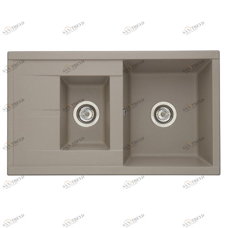 1A716232DE250 Мойка кухонная прямоугольная AQUATON ДЕЛИЯ