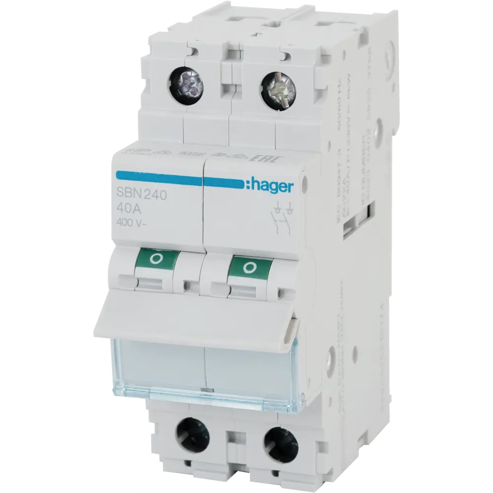 Выключатель нагрузки Hager SBN240 1 N 40 А STLM-2028692