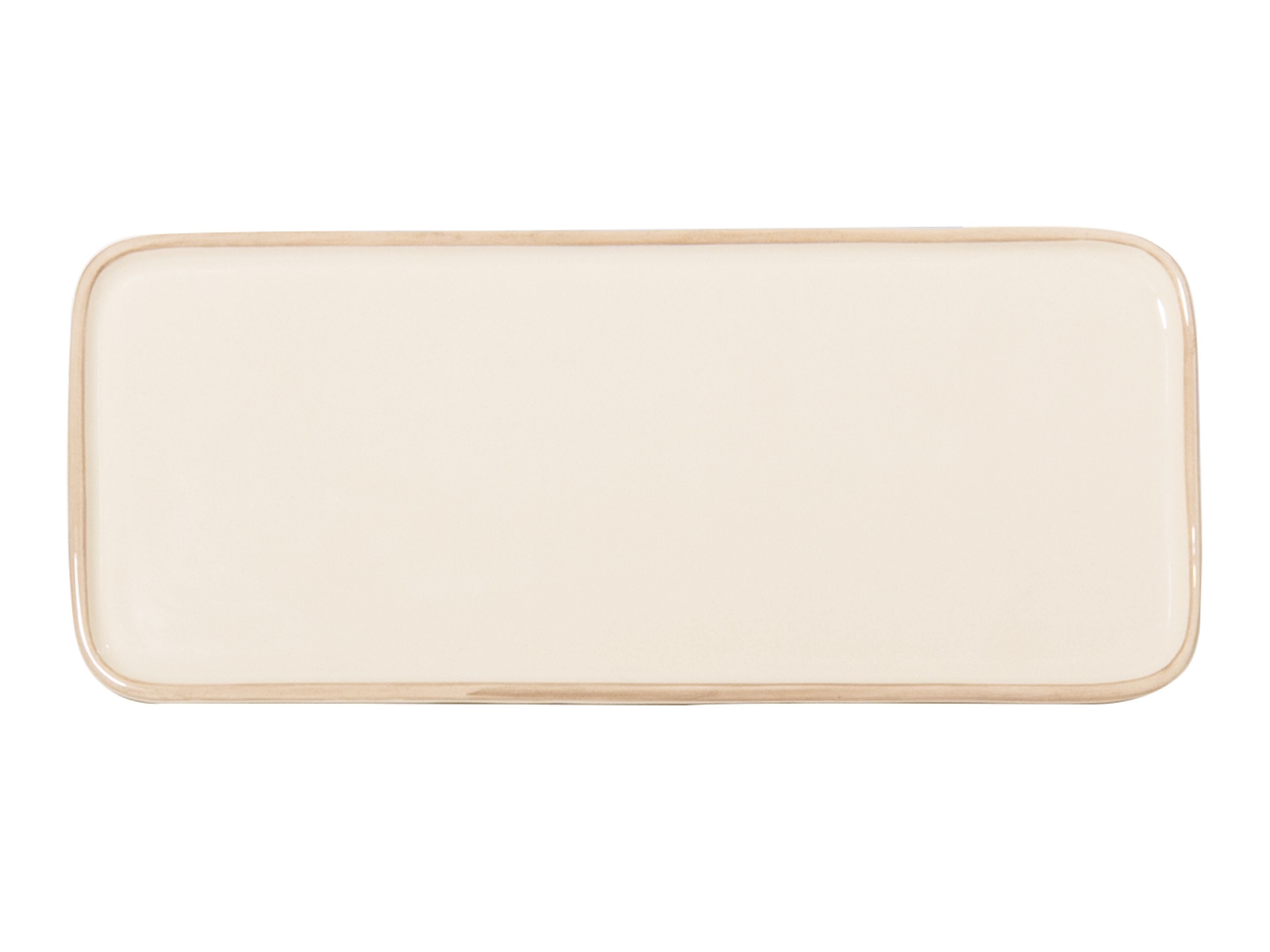 Керамическая прямоугольная тарелка Zafferano Лидо ARCH-00062096 - Вид №1