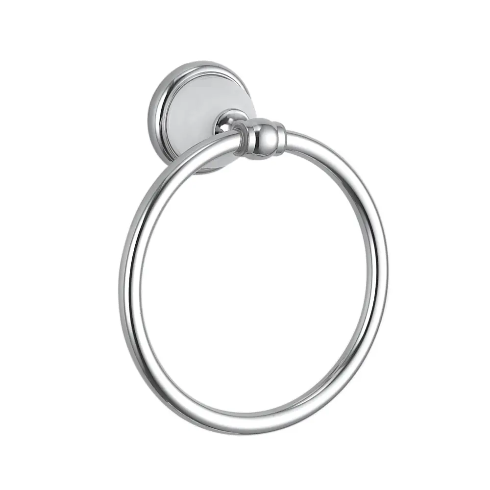 Полотенцедержатель-кольцо LEMER Loire хром для ванной и кухни 89384395 STLM-1583084