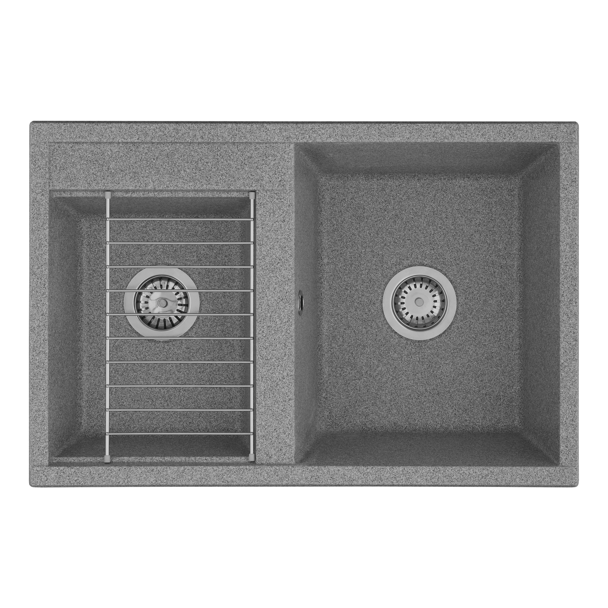 1A723132DE230 Мойка кухонная прямоугольная AQUATON ДЕЛИЯ - Вид №1