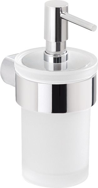PI81(13) Gedy G-Pirenei, настенный стеклянный дозатор, цвет хром 
