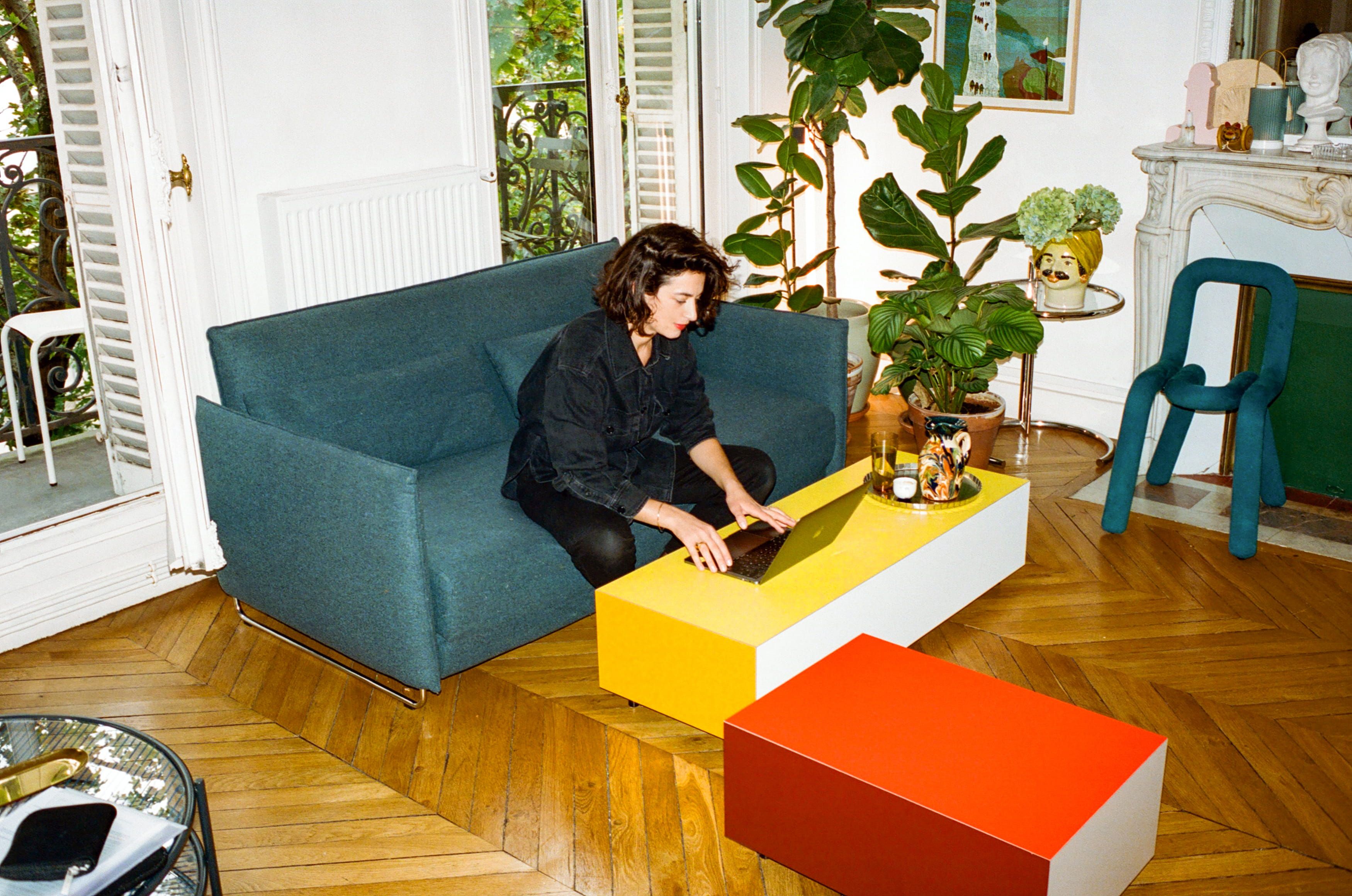 Низкий журнальный столик из фанеры Established&Sons Bloc ARCH-00030227 - Вид №6