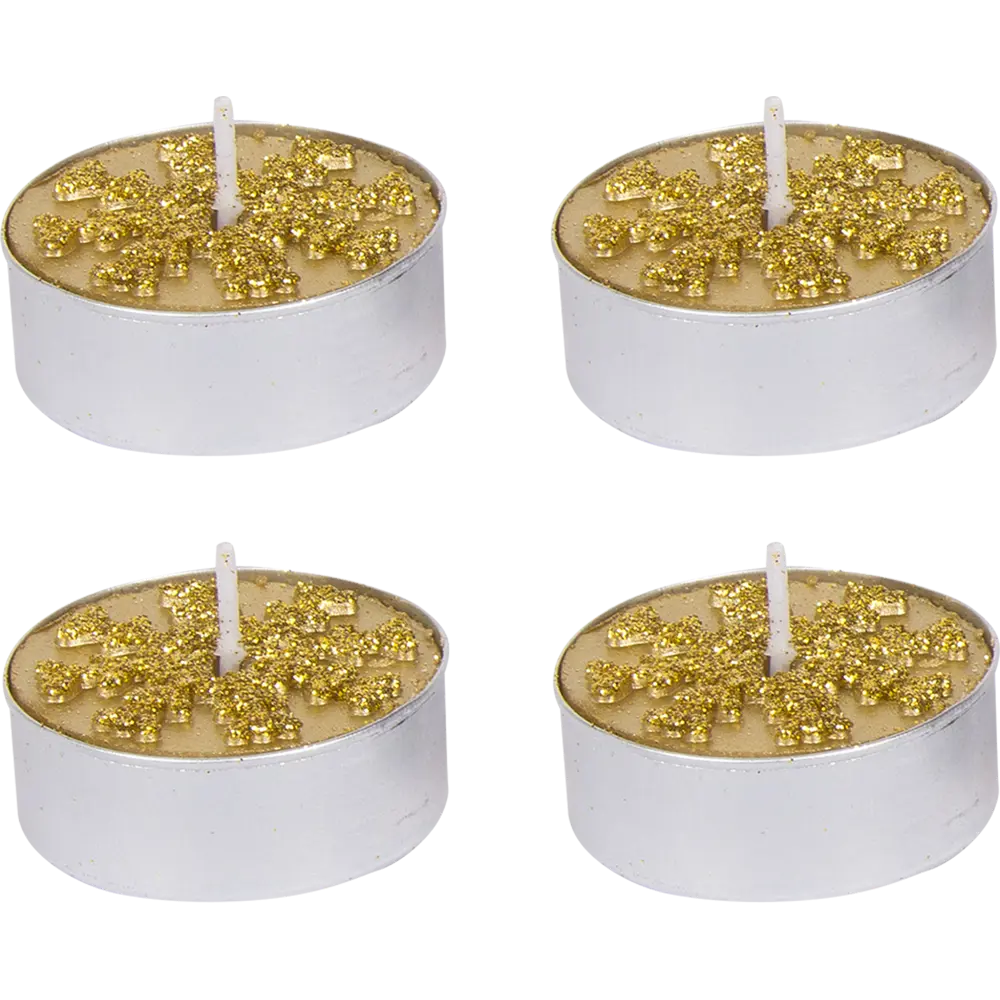 Набор свечей «Новогодние», 4.5 см, 4 шт Santreyd STLM-2023259 - Вид №1