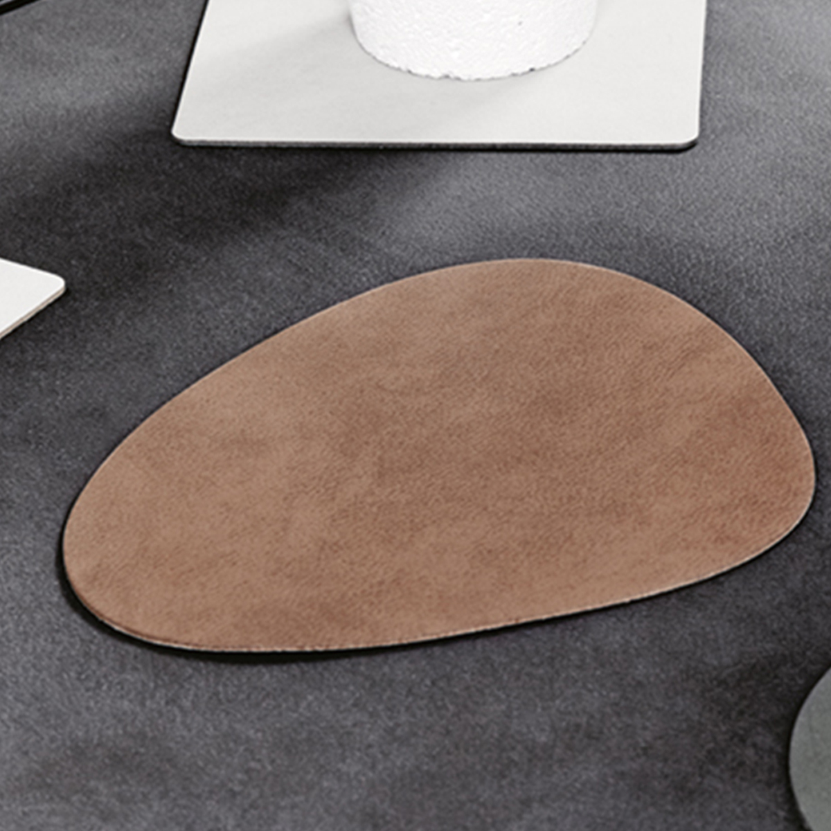 981184 NUPO brown подстаканник фигурный 11x13 см, толщина 1,6 мм;LIND DNA  - Вид №2