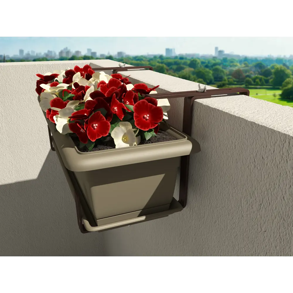 Кронштейн для балконного ящика 19.5 см металл Santreyd STLM-2040789 - Вид №3