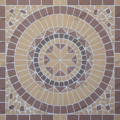 Round/Круг мозаичное панно клинкерная (на сетке) 100х100 ECOCLINKER sun-id-318668