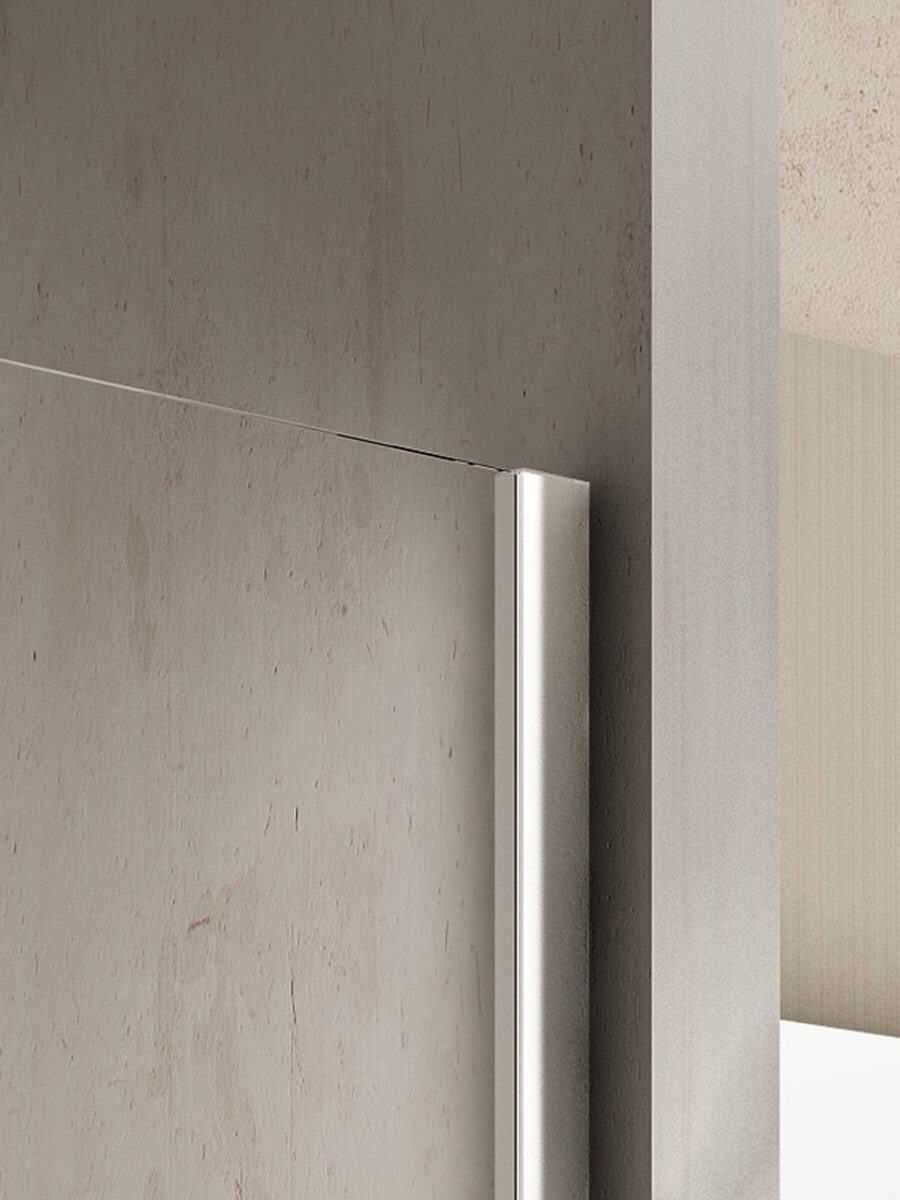 Душевое ограждение с опорой Provex Jolly JW-5 5100 JW 05 GL блестящий алюминий 5100JW05GL - Вид №2