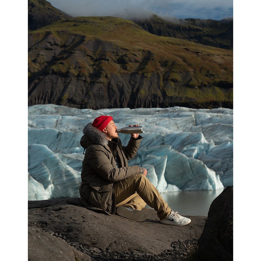 Термос 500 мл хром Stainless Steel CHILLY'S BOTTLES ДИЗАЙНЕРСКИЕ 00-3948029 Хром  - Вид №1