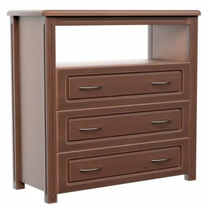 Комод с 3 ящиками и полкой коричневый №5 DREAMLINE  163418 Коричневый;орех