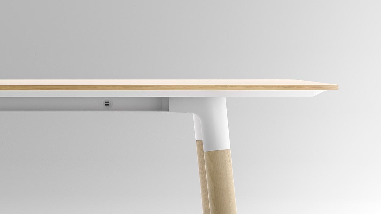 Деревянный рабочий стол с ящиками FANTONI Вудс ARCH-00062197 - Вид №2