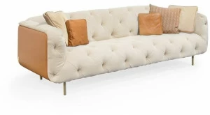 Formitalia Стеганый 3-х местный диван из альпаки Overseas