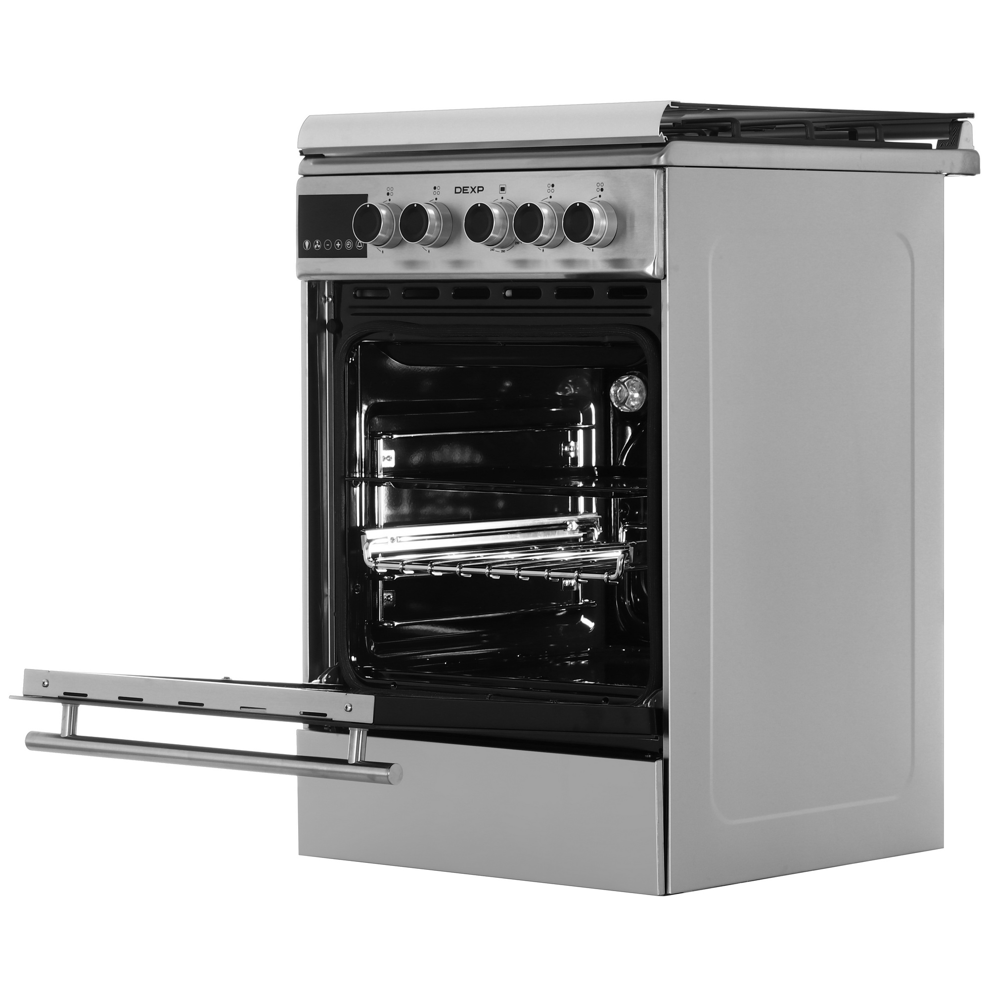 9119564 Газовая плита DEXP G35-2 серебристый STDN-0079379 - Вид №5