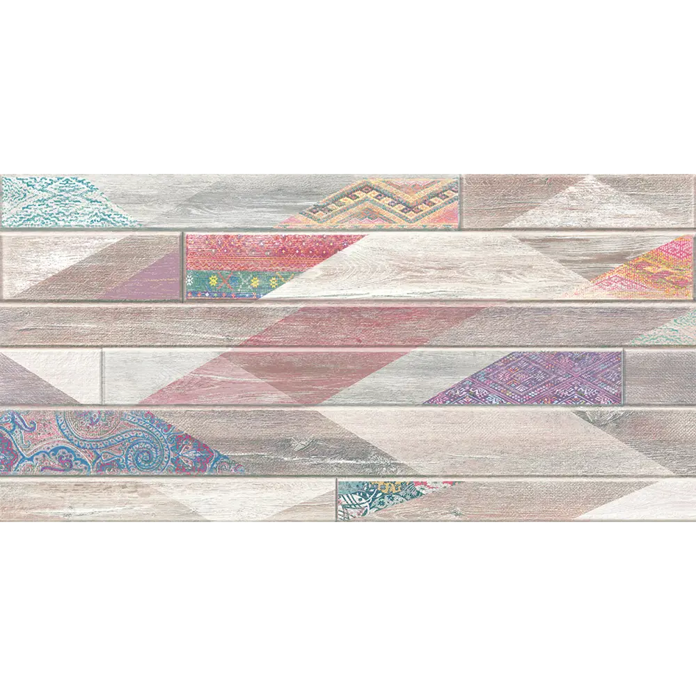 Плитка настенная Azori Shabby Inti 31.5x63 см 1.59 м² дерево цвет мультиколор STLM-2013481 - Вид №1
