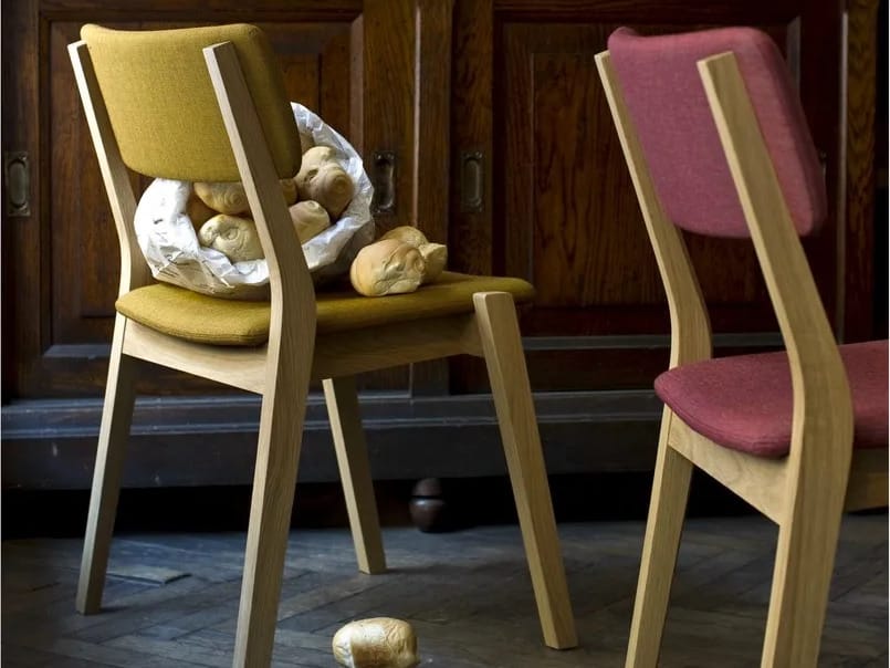 Деревянный мягкий штабелируемый стул Very Wood рамка ARCH-00091472 - Вид №5