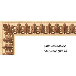 Художественный паркет Da Vinci Паркетный Бордюр 26-019 Орех Европейский (Грецкий) Селект (Гладкая) х мм.