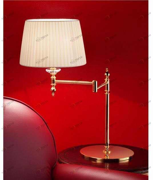 Masiero Регулируемая настольная лампа из латуни Brass & spots sun-id-1471036