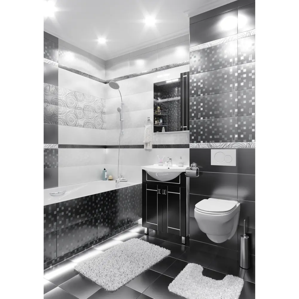 Бордюр «Ночь» 5.4х50 см цвет черный BELANI STLM-2193892 - Вид №4