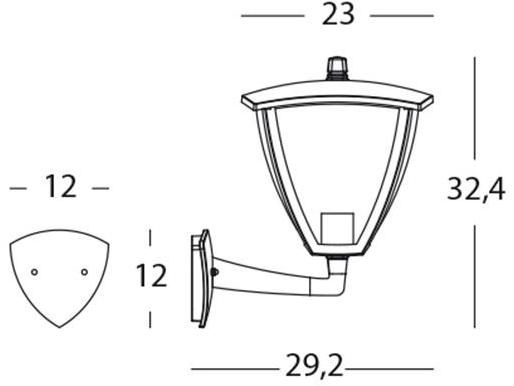 SOVIL Бра для наружного освещения из литого алюминия Mirò 575/16 - 576/16 MIRO - Вид №4